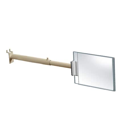 Two-Sided Aisle Acrylic Sign Holder W/ TelescopicGripper 7 X 5, PK4